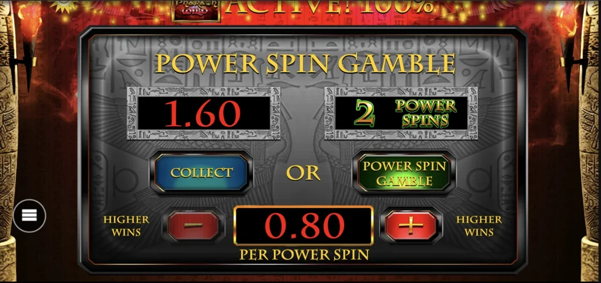 Lucky Pharaohs mega gevinst