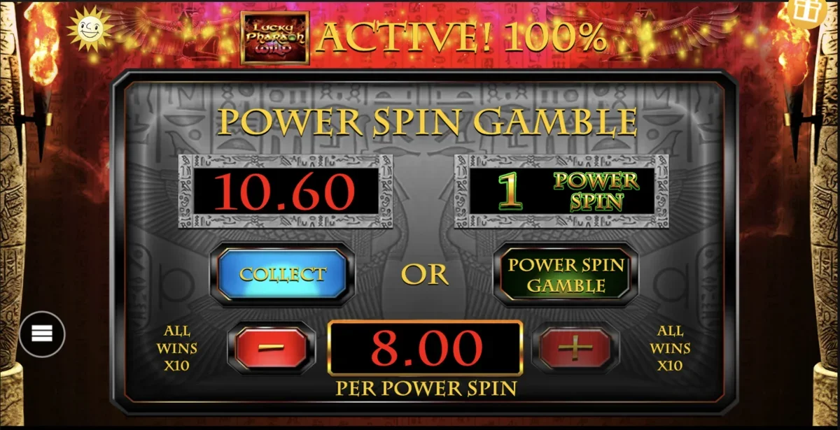 Mobilversion af Lucky Pharaohs